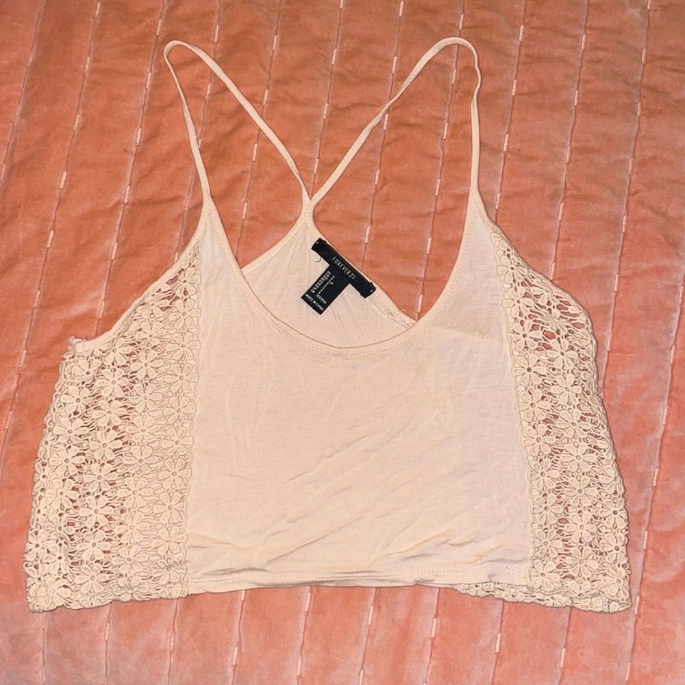 very light pink top